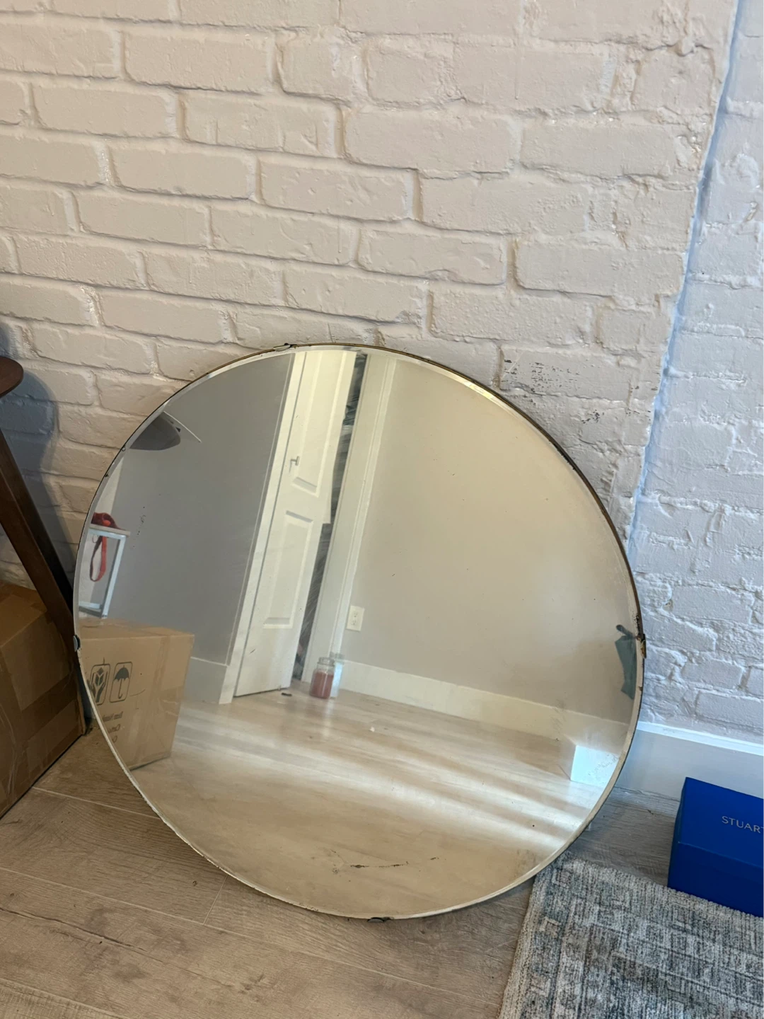 Vintage Round Mirror