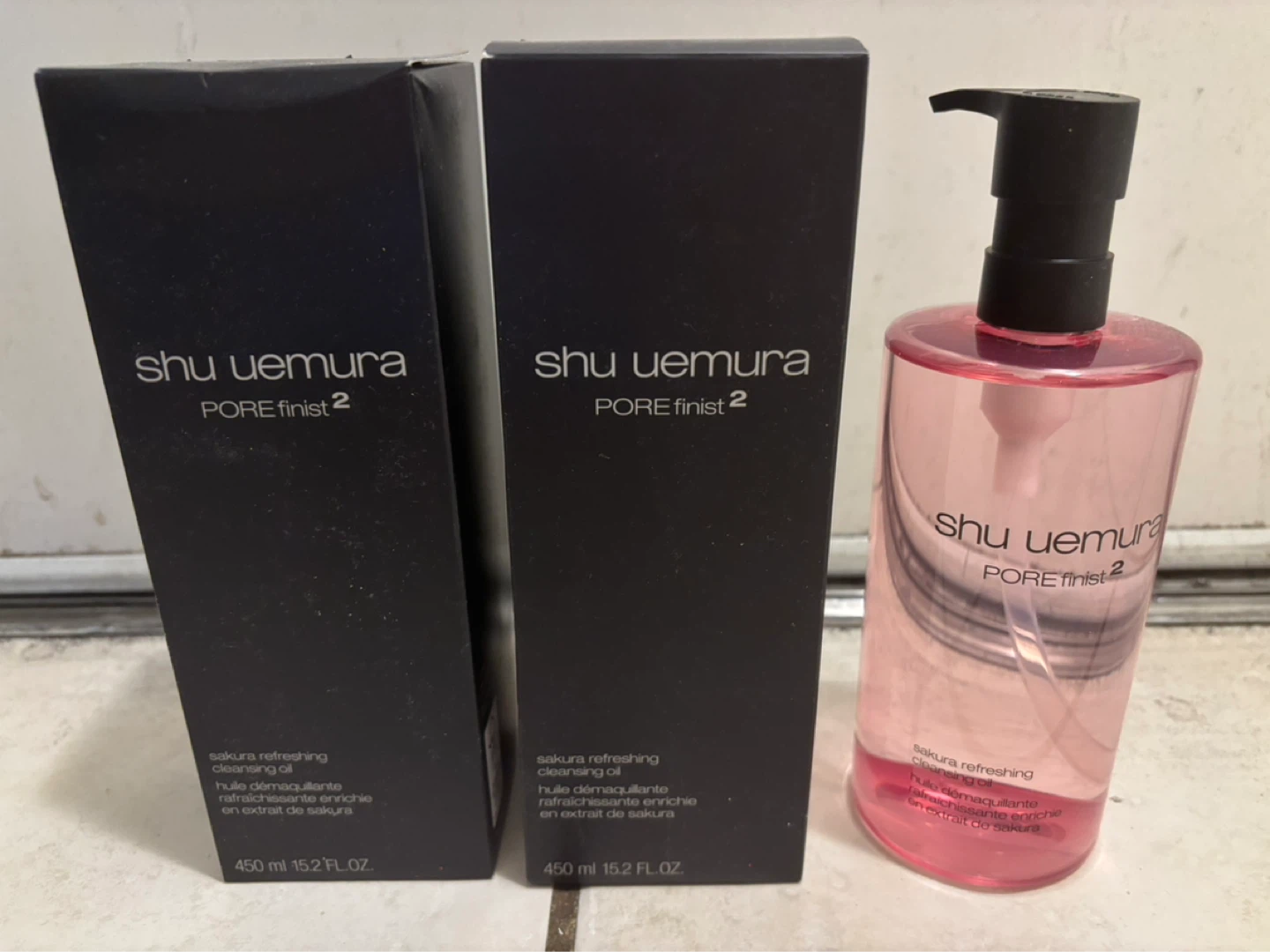 Shu Uemura Porefinist2 Sakura Refreshing Cleansing Oil 450ml