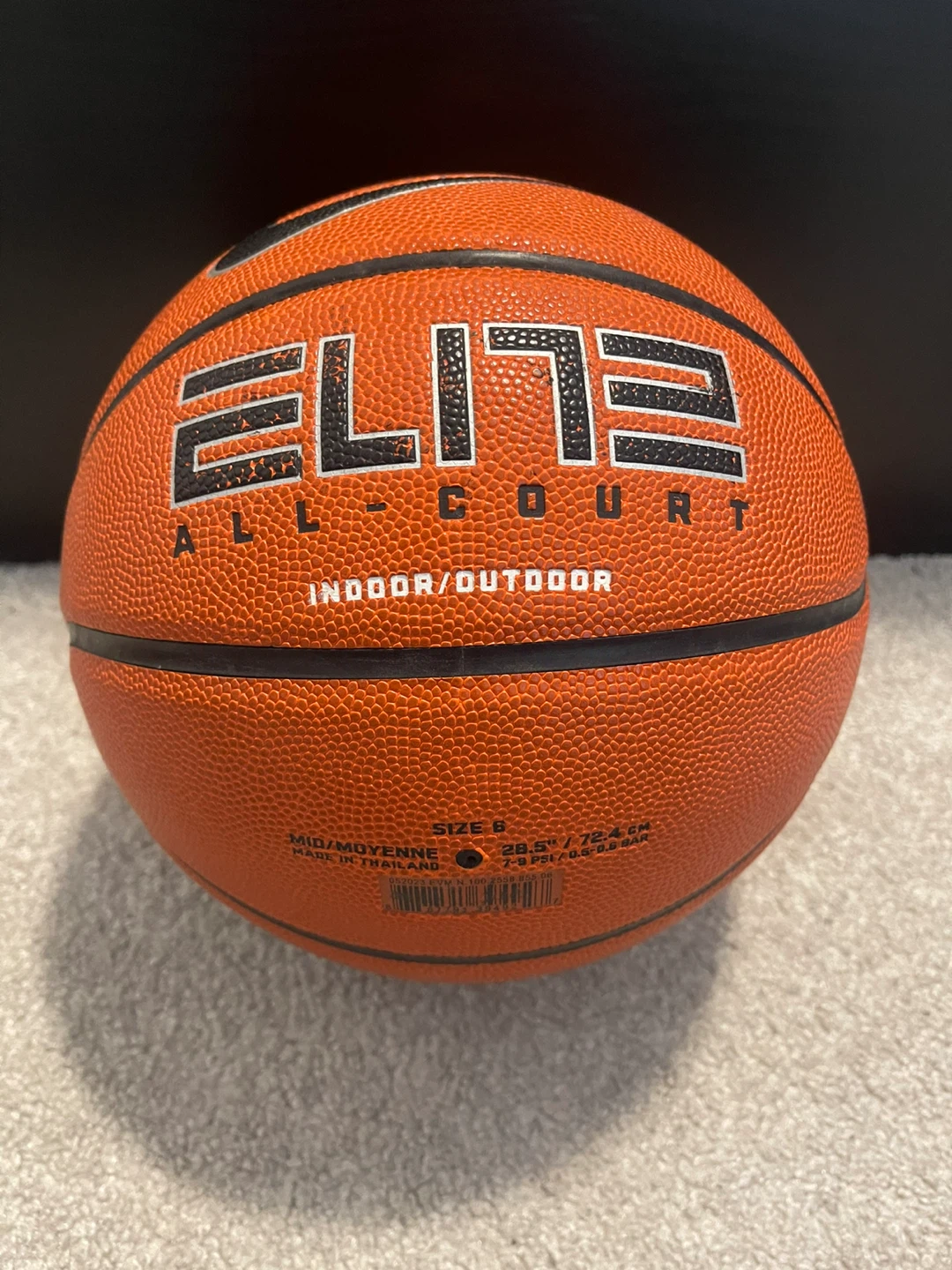 Elite All-Court Basketball Size 6