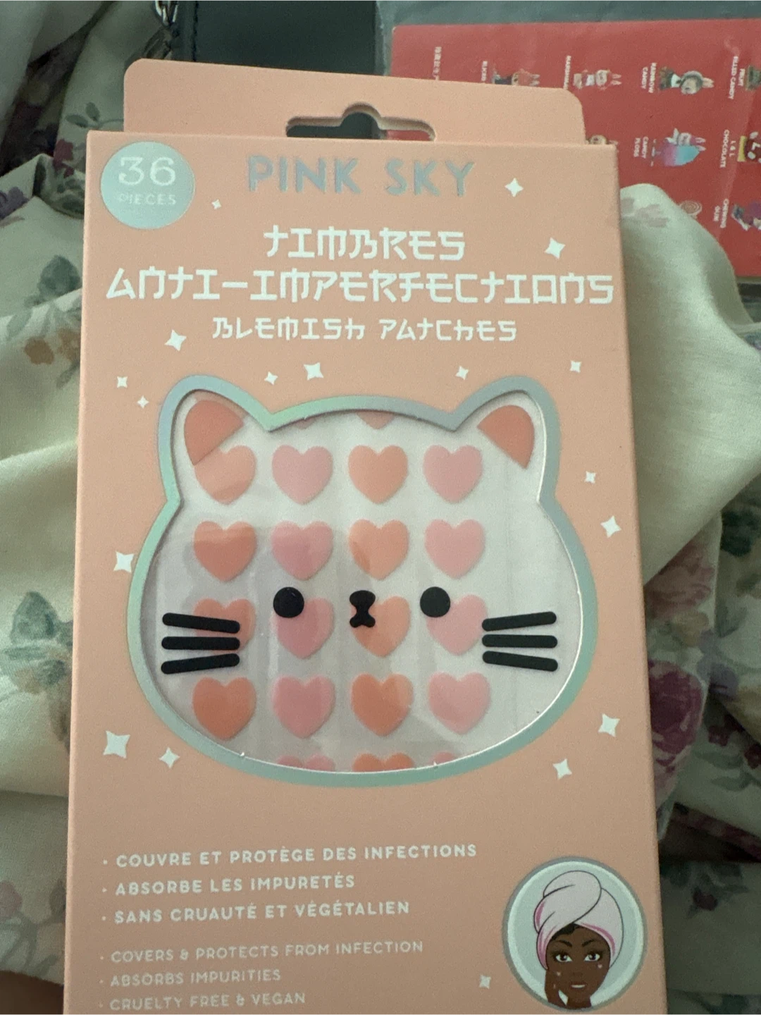 Pink Sky 36 Pieces Heart Shaped Pimple Patches