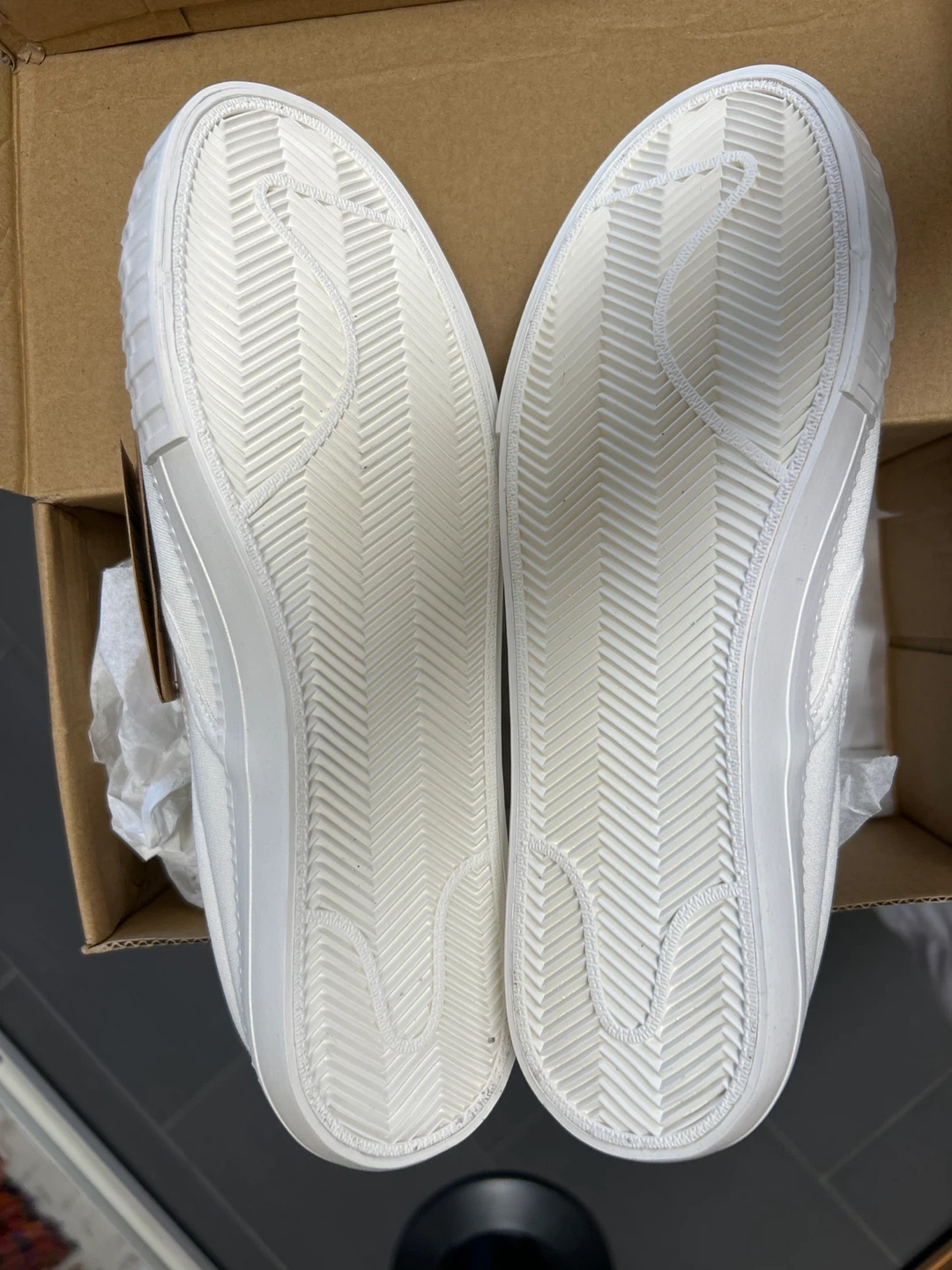 Bidibi White Slip-On Canvas Shoes - Size 39 - photo 2