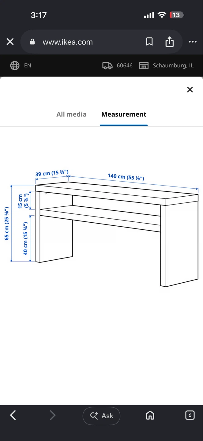 IKEA LACK Console Table - photo 4