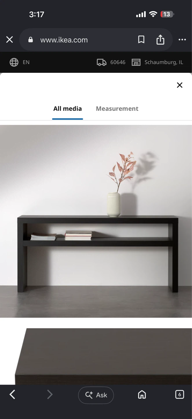 IKEA LACK Console Table - photo 2