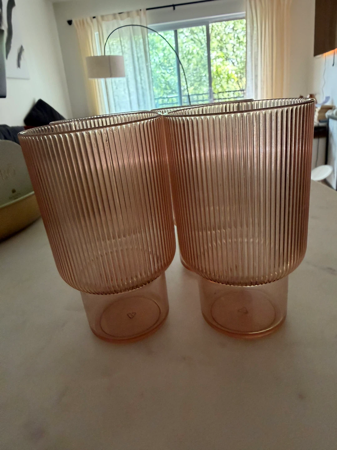 Set of 4 acrylic glasses - photo 4