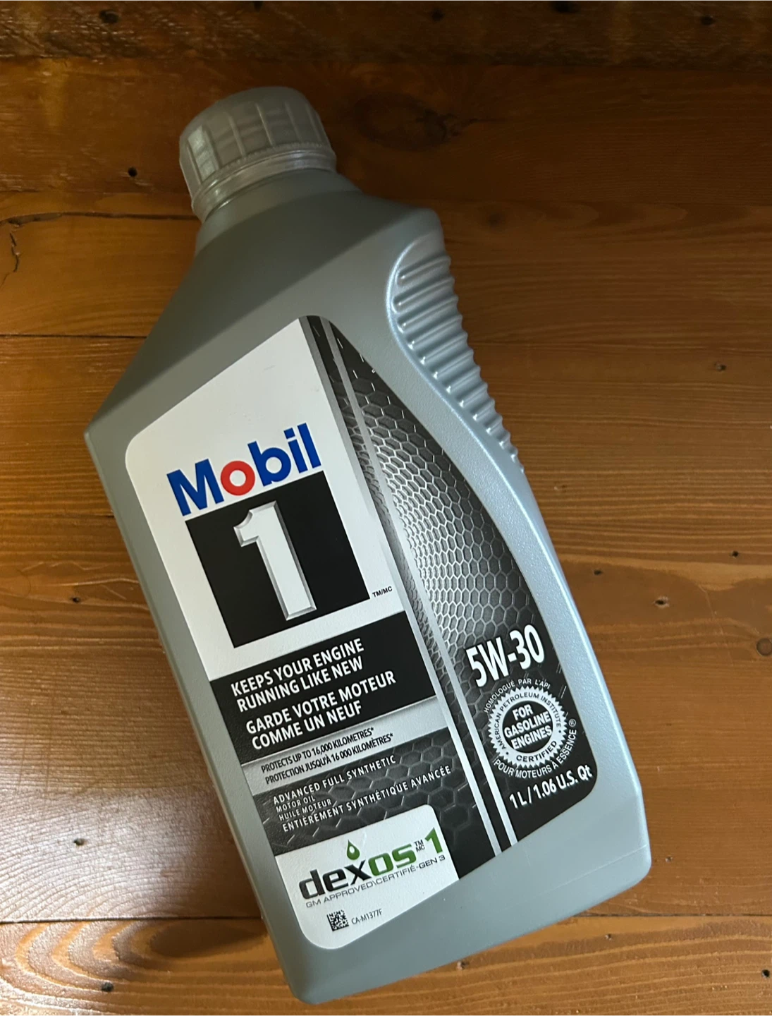 Mobil 1 5W-30 Advanced Full Synthetic Motor Oil 1L