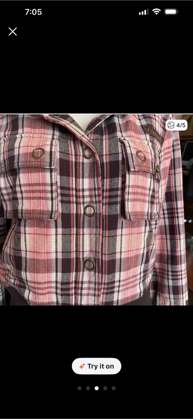 Rip Curl Plaid Bomber Jacket - y2k - photo 3