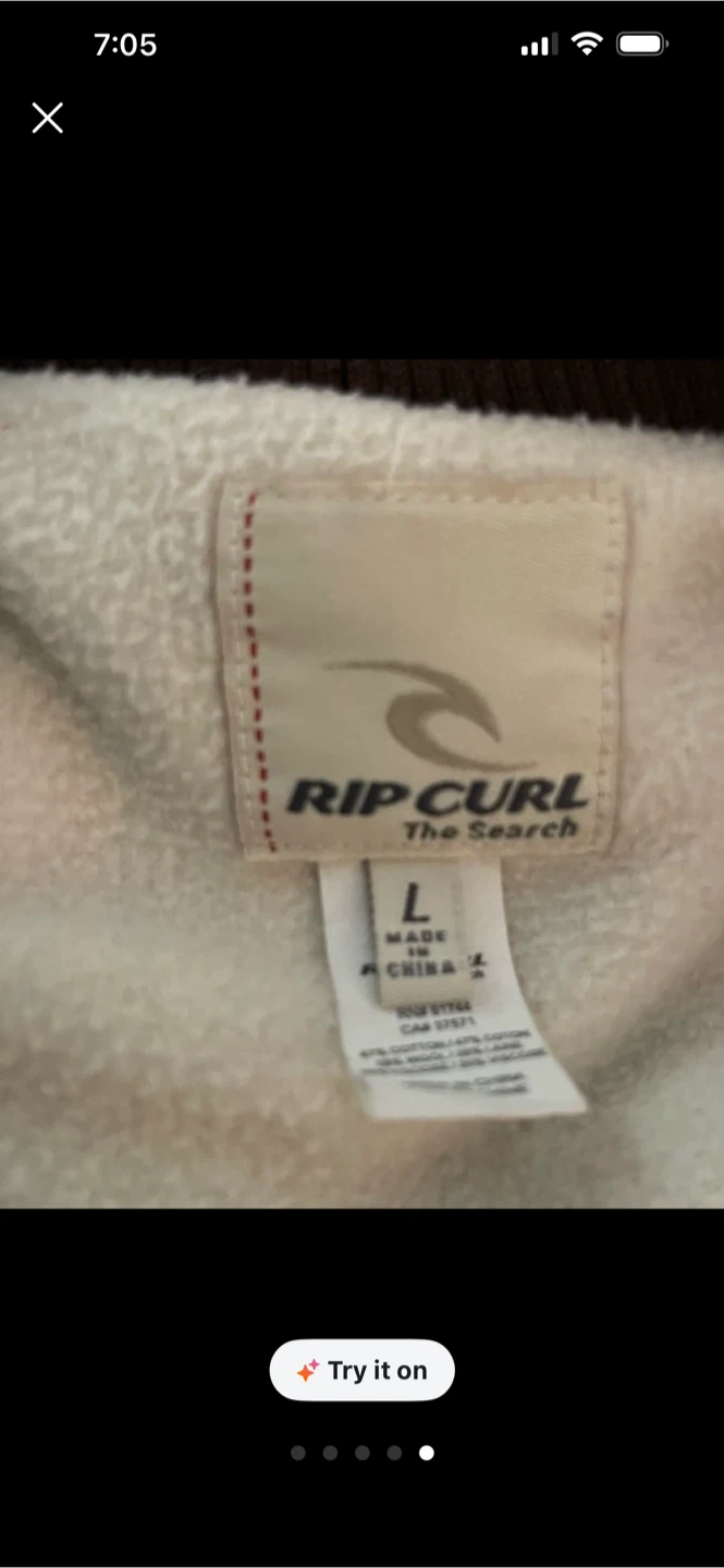 Rip Curl Plaid Bomber Jacket - y2k - photo 5