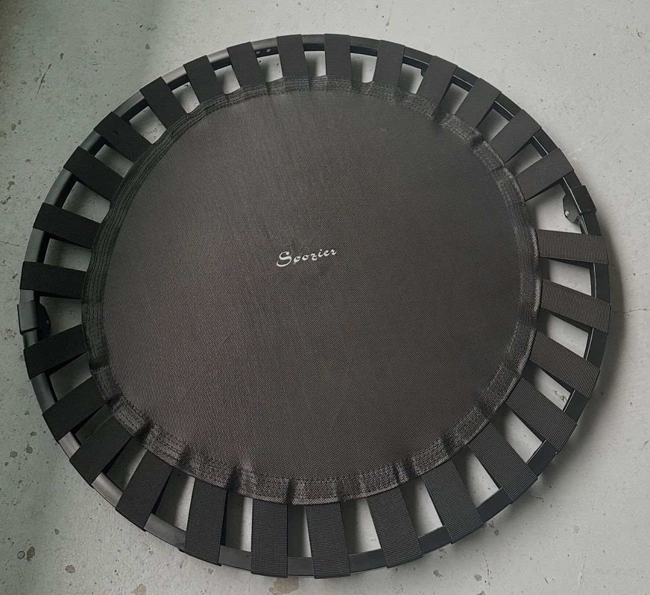 Sportier Mini Trampoline with Handle (slightly damage on frame )
