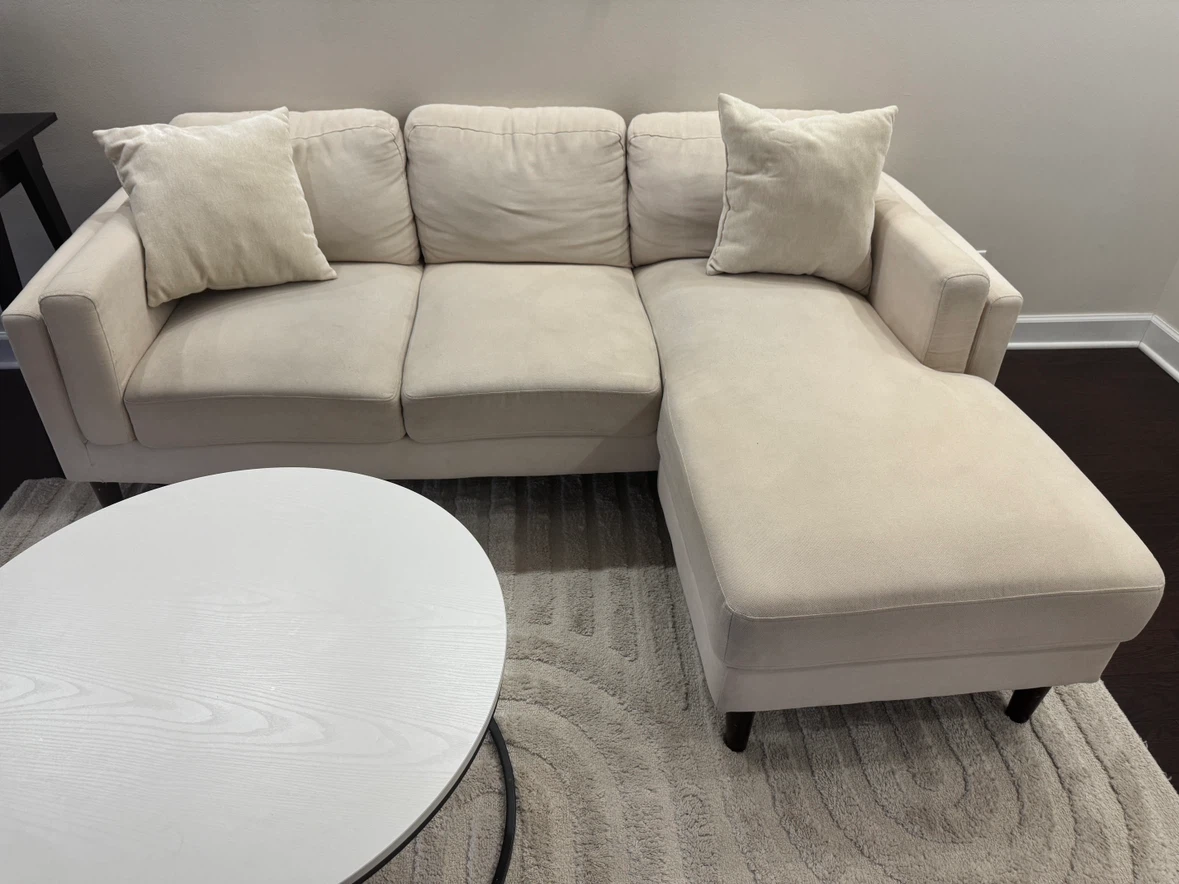 Cream Sectional Couch for Sale
