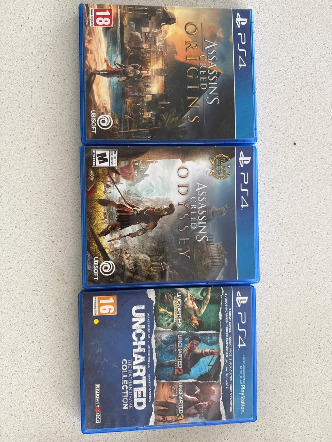 PlayStation 4 Games - Assassin's Creed & Uncharted Collection