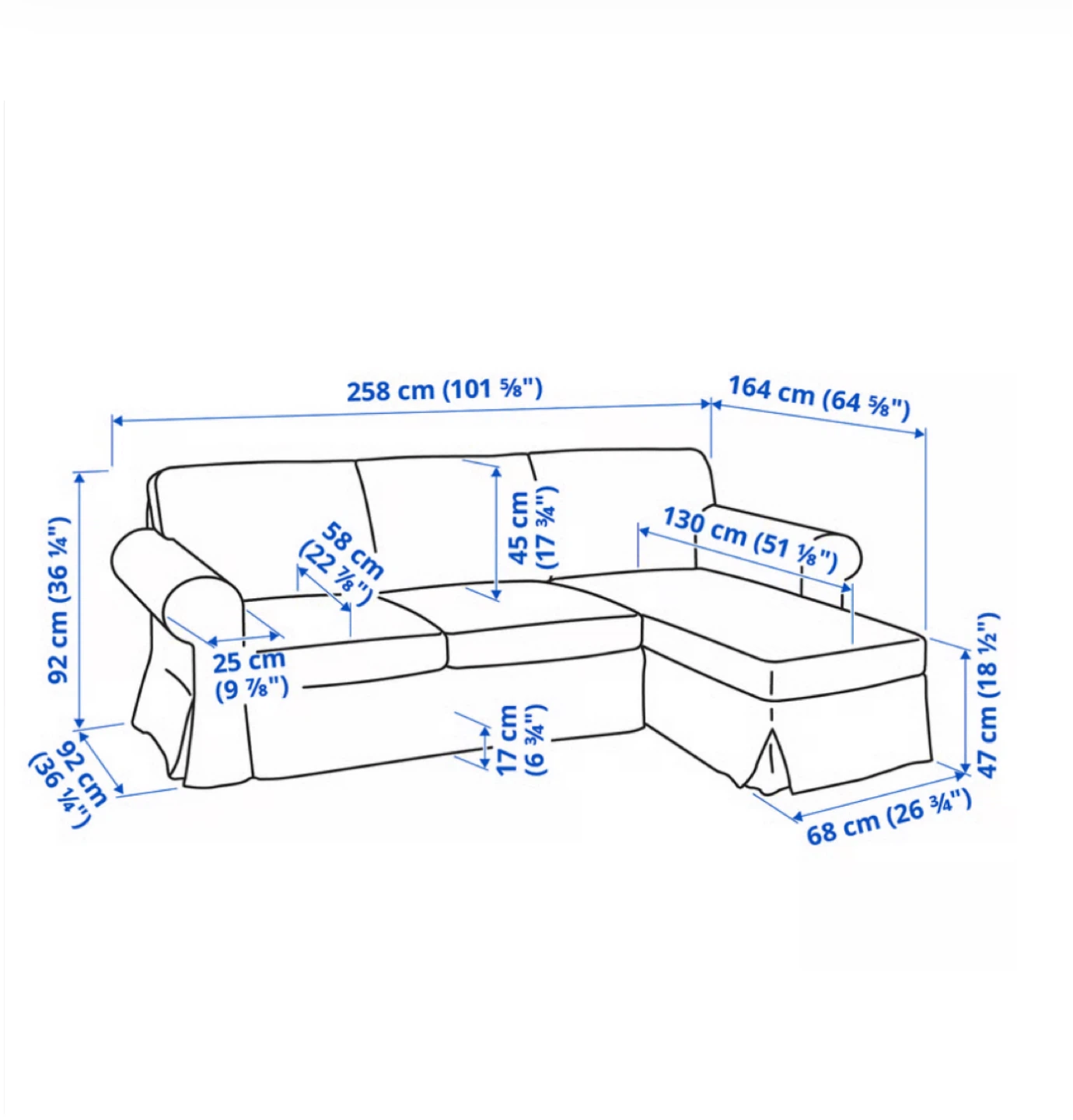 IKEA UPPLAND Sectional Sofa - Orange - photo 4