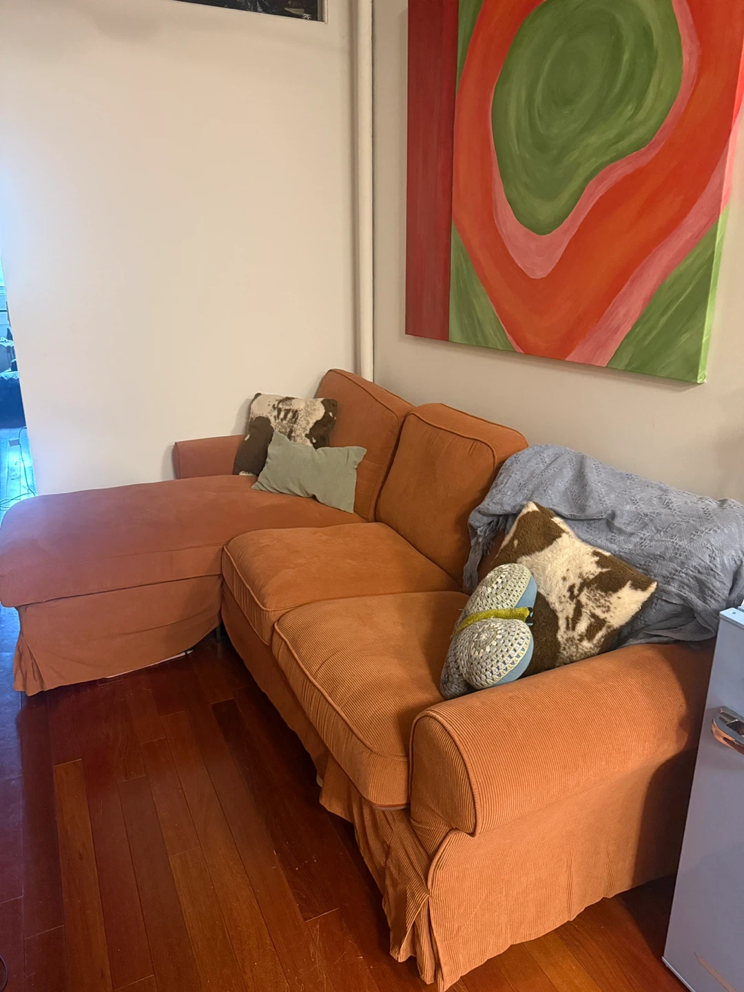 IKEA UPPLAND Sectional Sofa - Orange