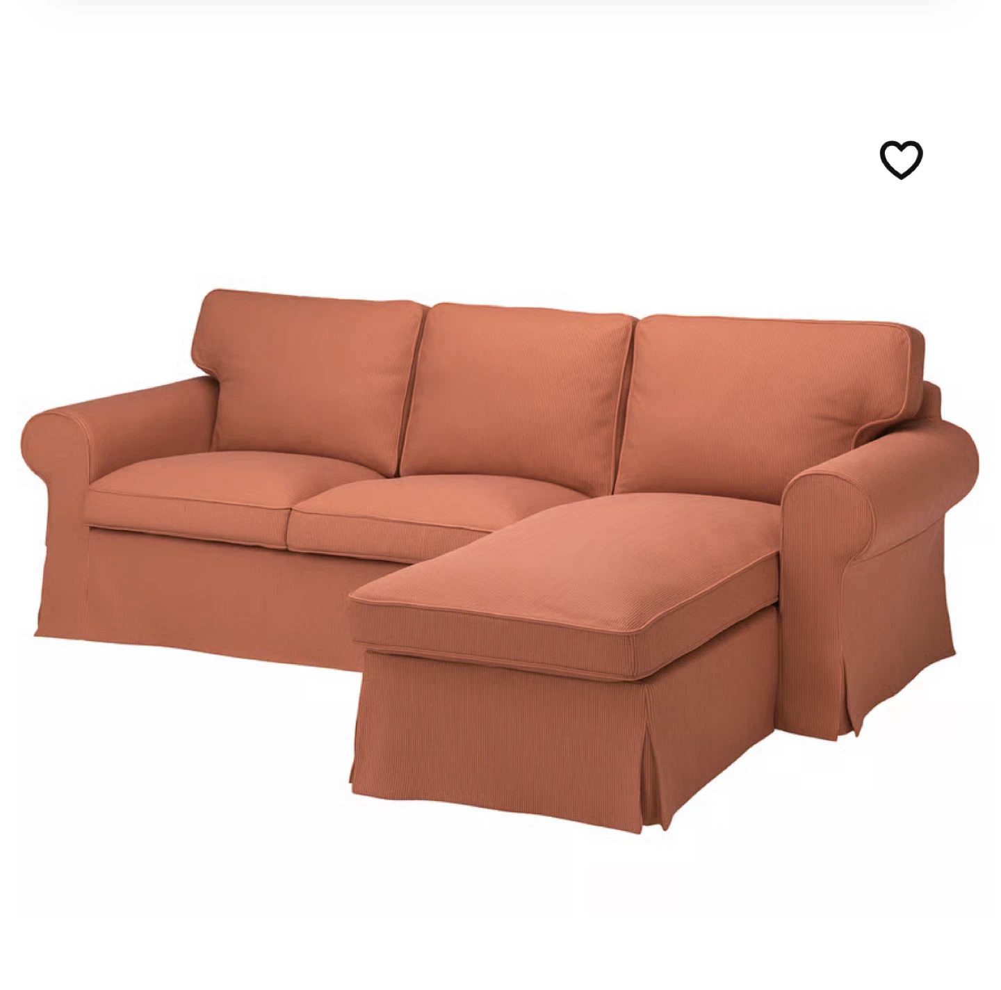 IKEA UPPLAND Sectional Sofa - Orange - photo 2