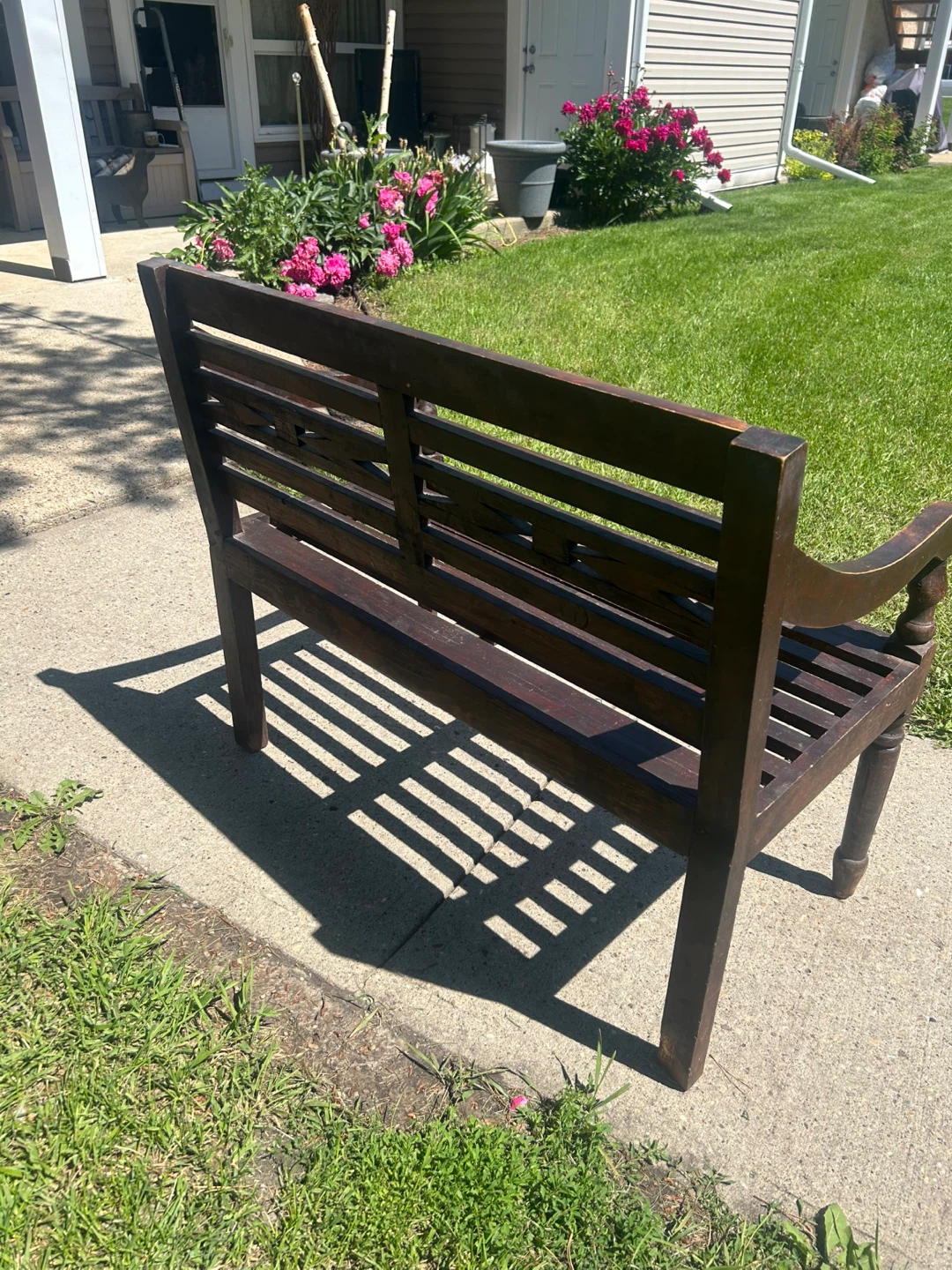 Vintage Wood Bench - photo 3