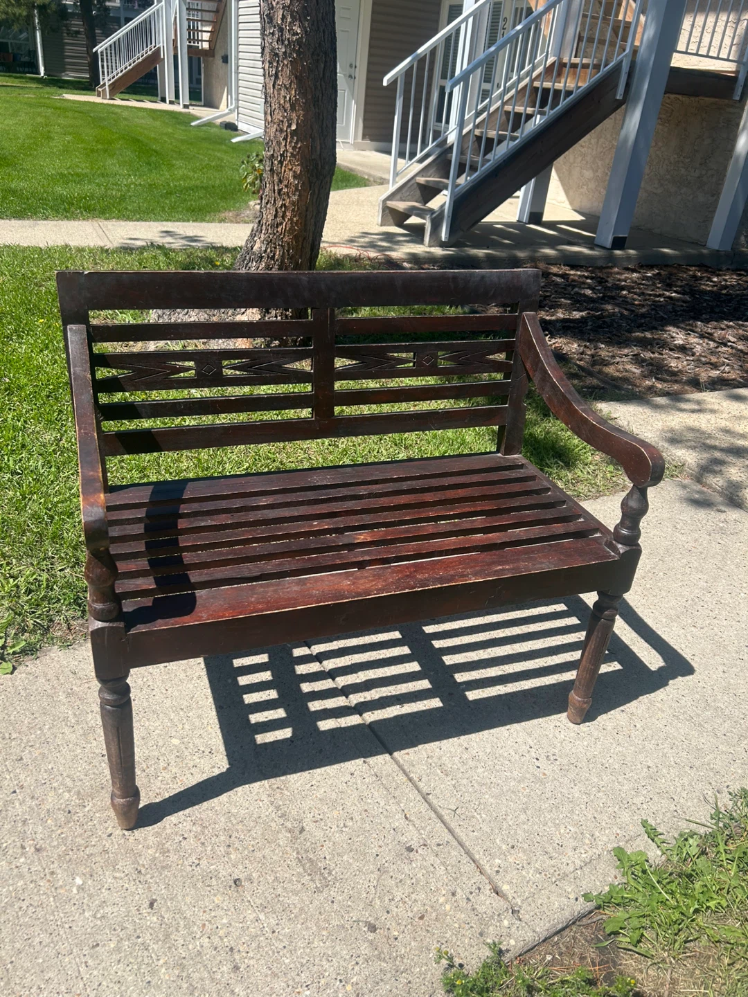 Vintage Wood Bench