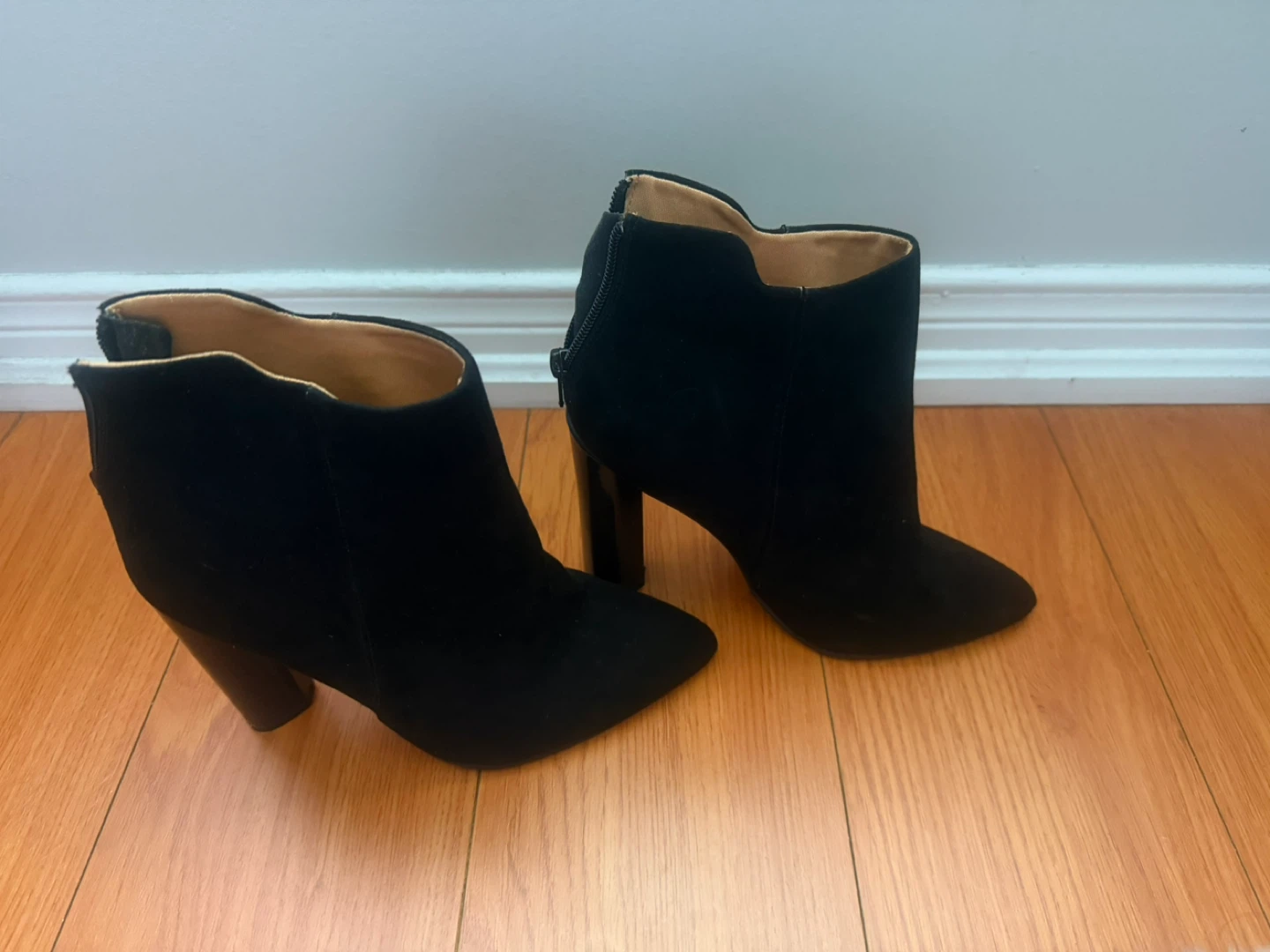 Black Suede Ankle Boots