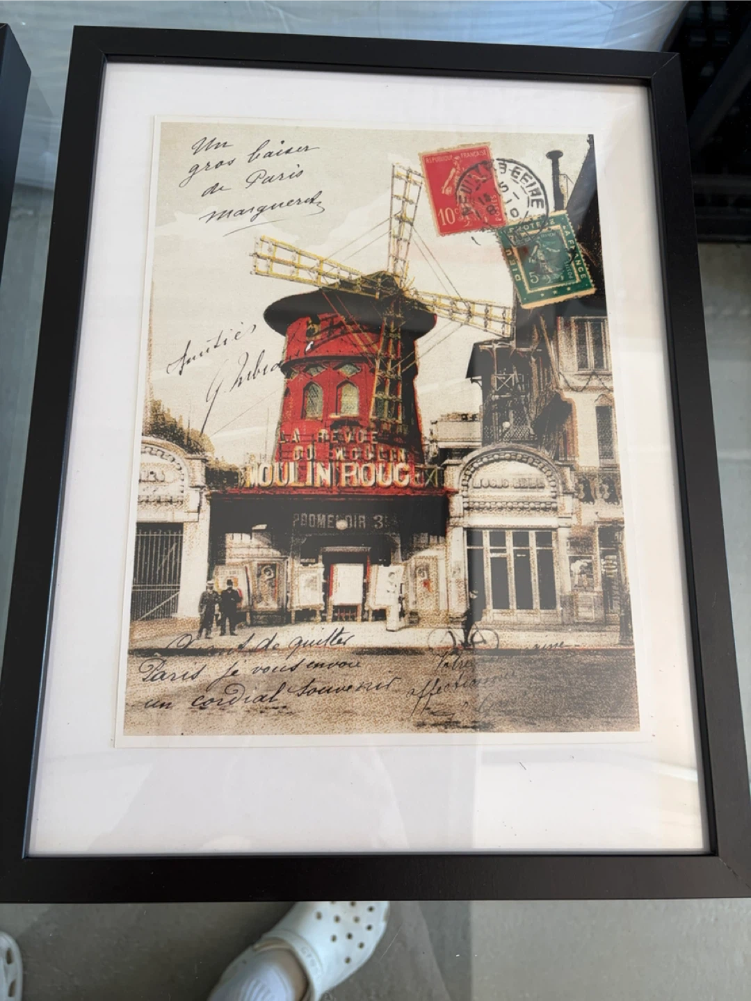 Framed Paris Collage Art Prints - photo 3