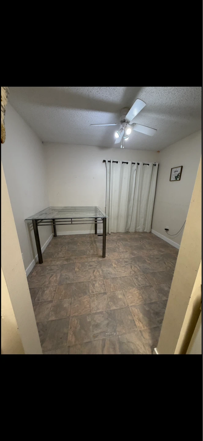 Glass Top Dining Table with Metal Frame