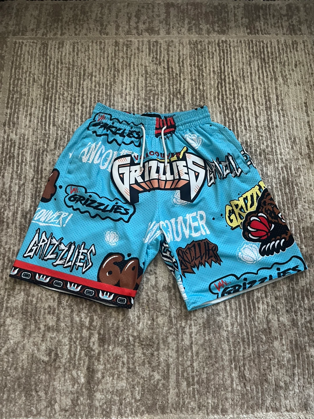 Grizzlies Vancouver Mesh Basketball Shorts