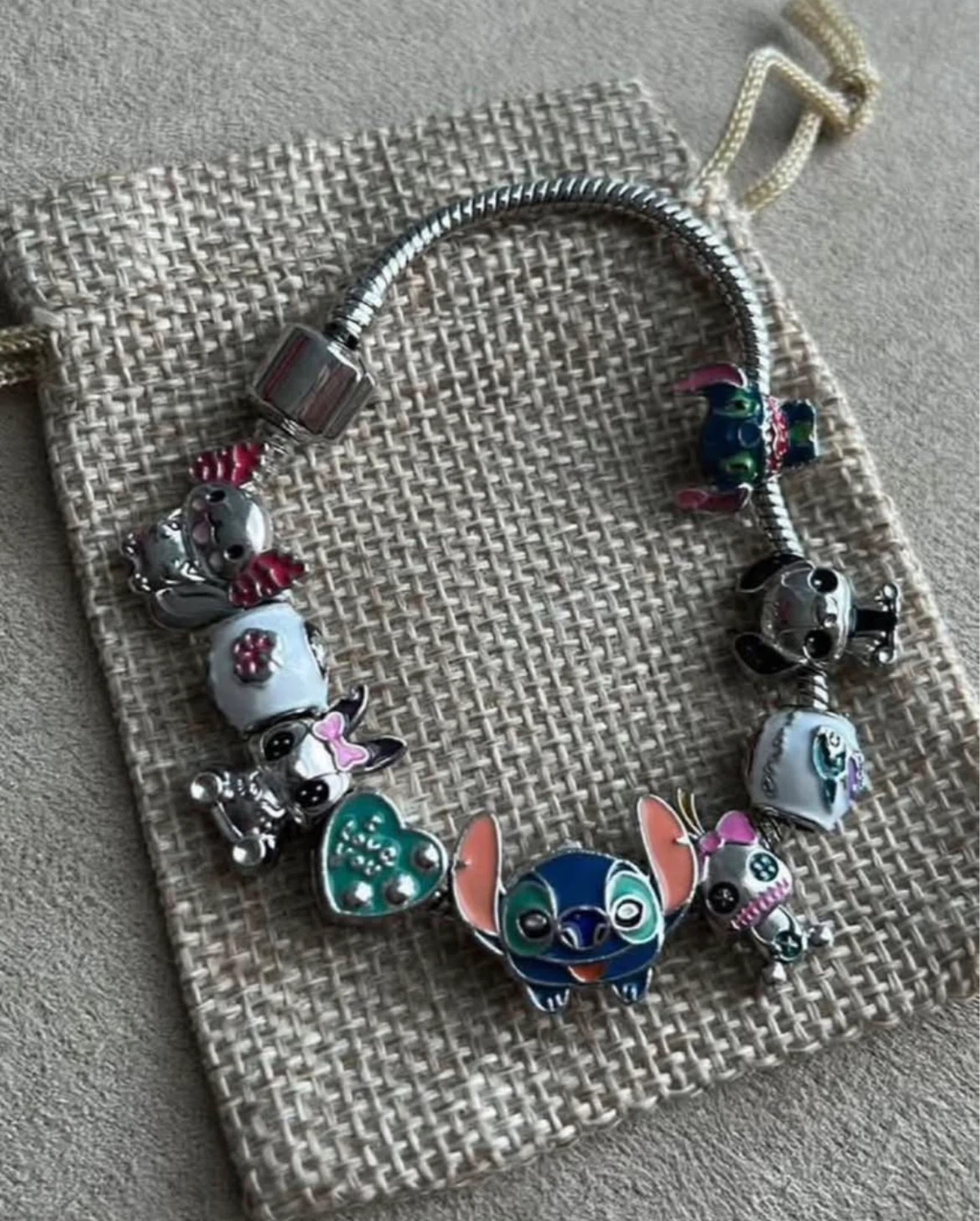 Lilo and stitch charm bracelet - photo 3