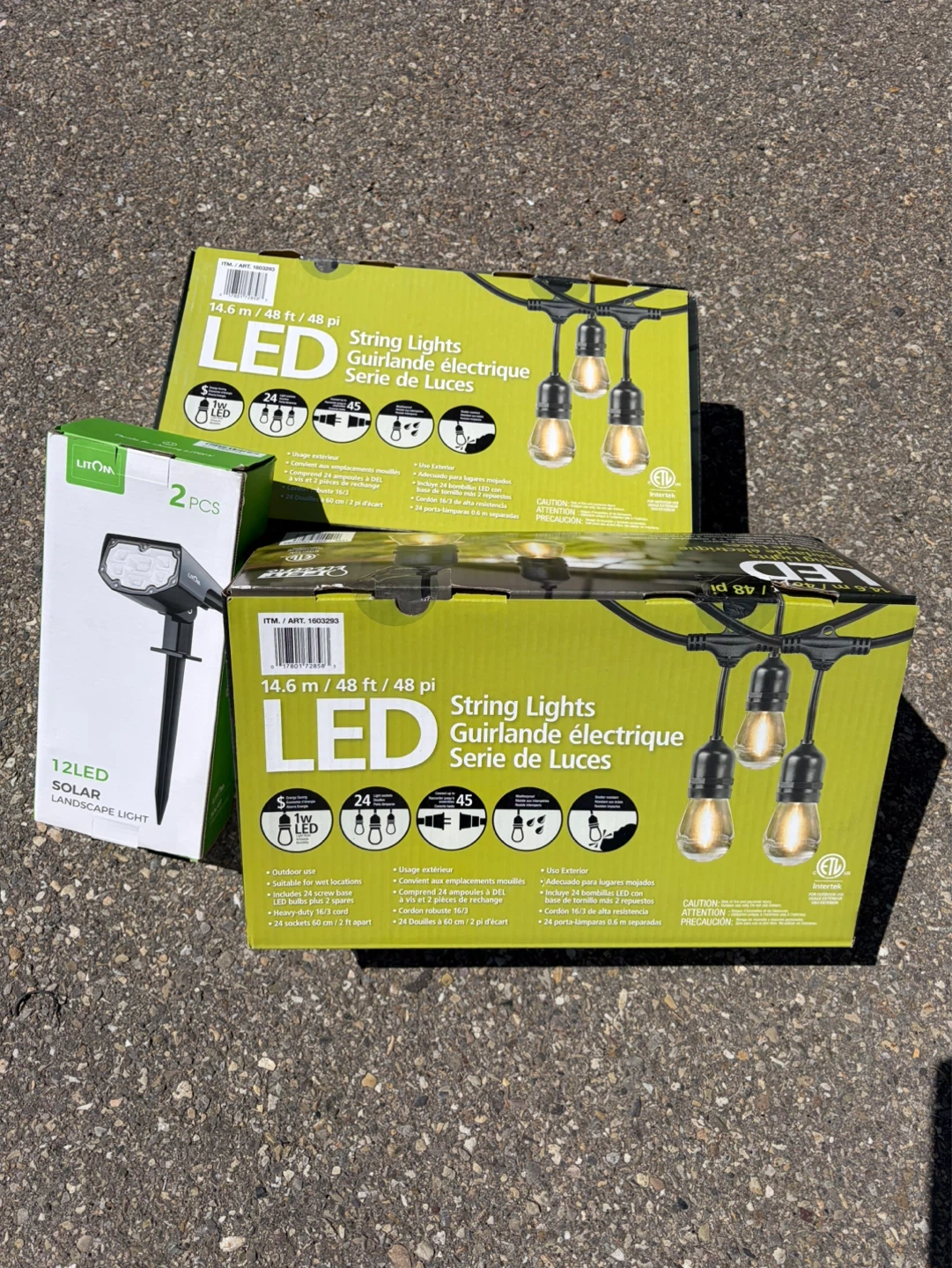 2x 48ft LED String Lights
