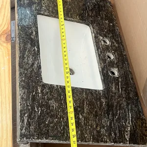 Granite Vanity Top with Integrated Sink