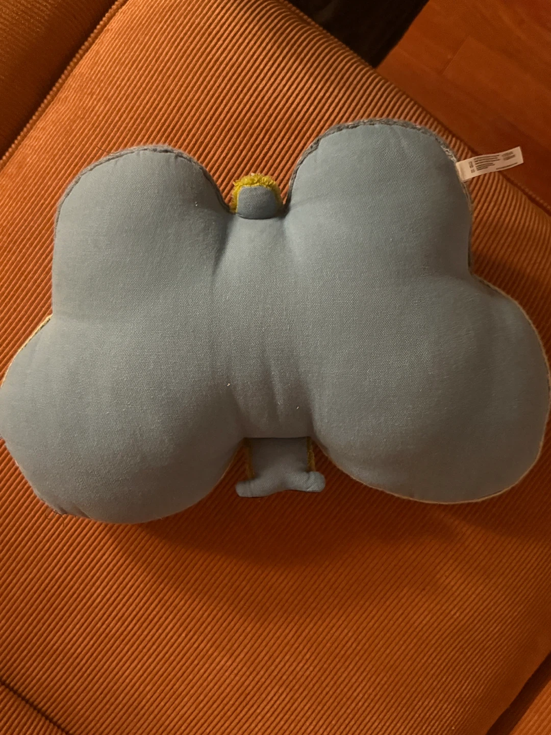 Crocheted Butterfly Pillow - photo 2