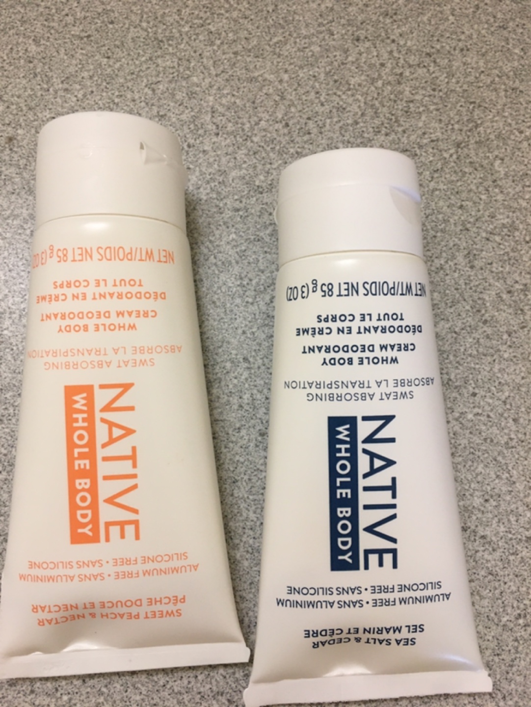 Body Cream Deodorant 2defferent