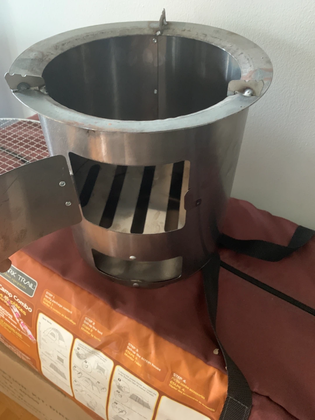 Ozark Trail Stainless Steel Wood Burning Camp Stove