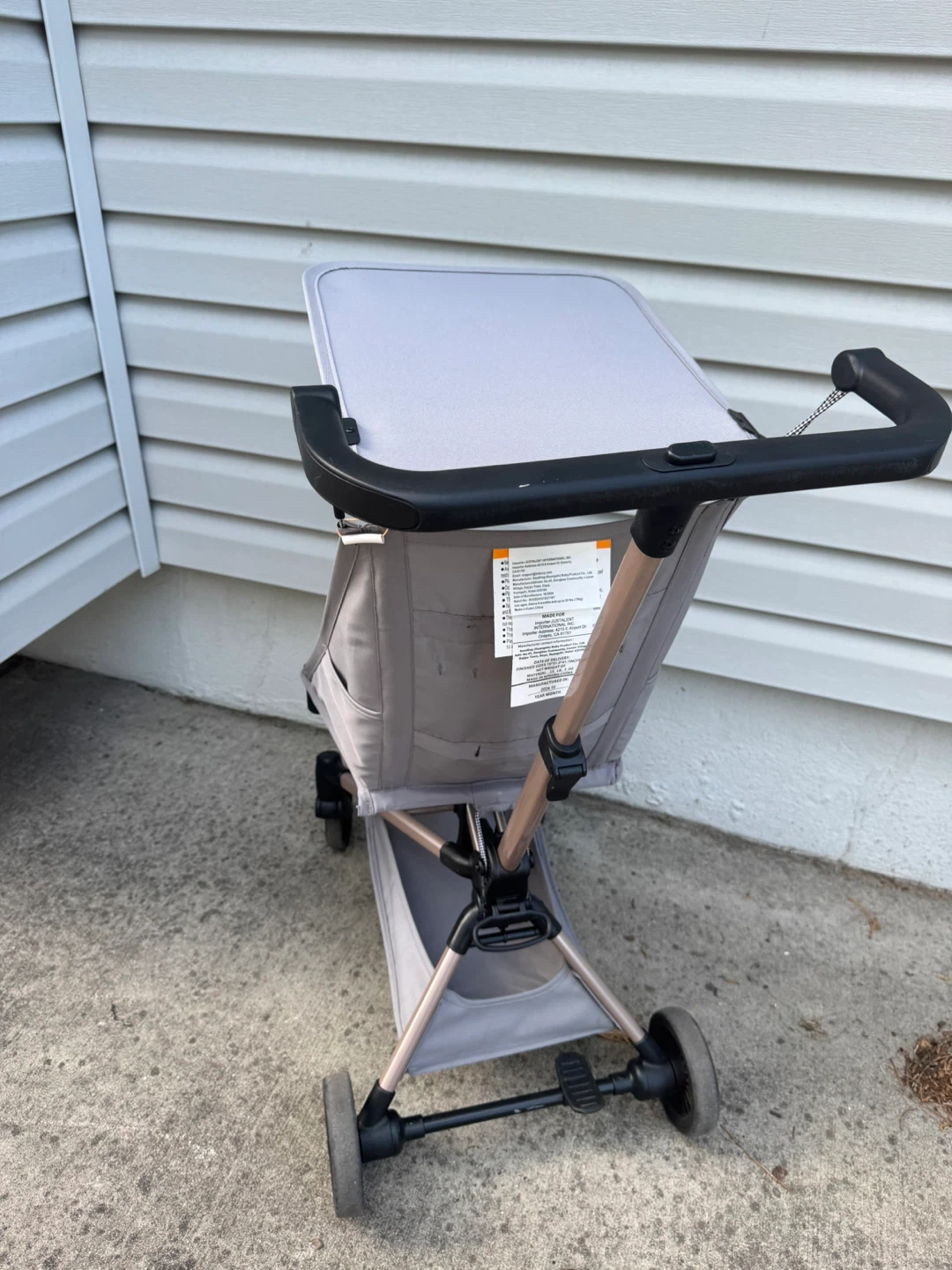 Gray Lightweight Stroller