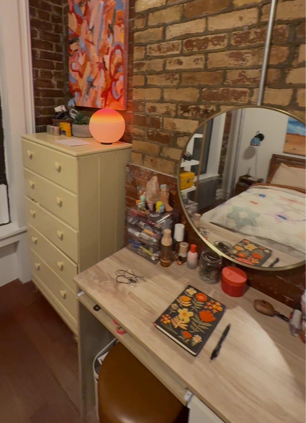 Wood Desk with 3 Drawers - photo 3