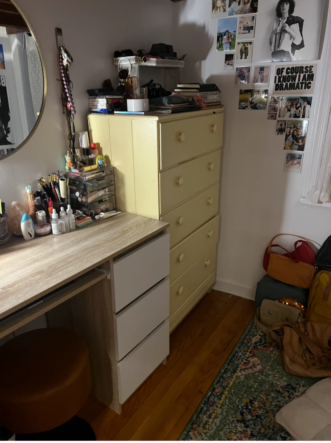 Wood Desk with 3 Drawers - photo 4