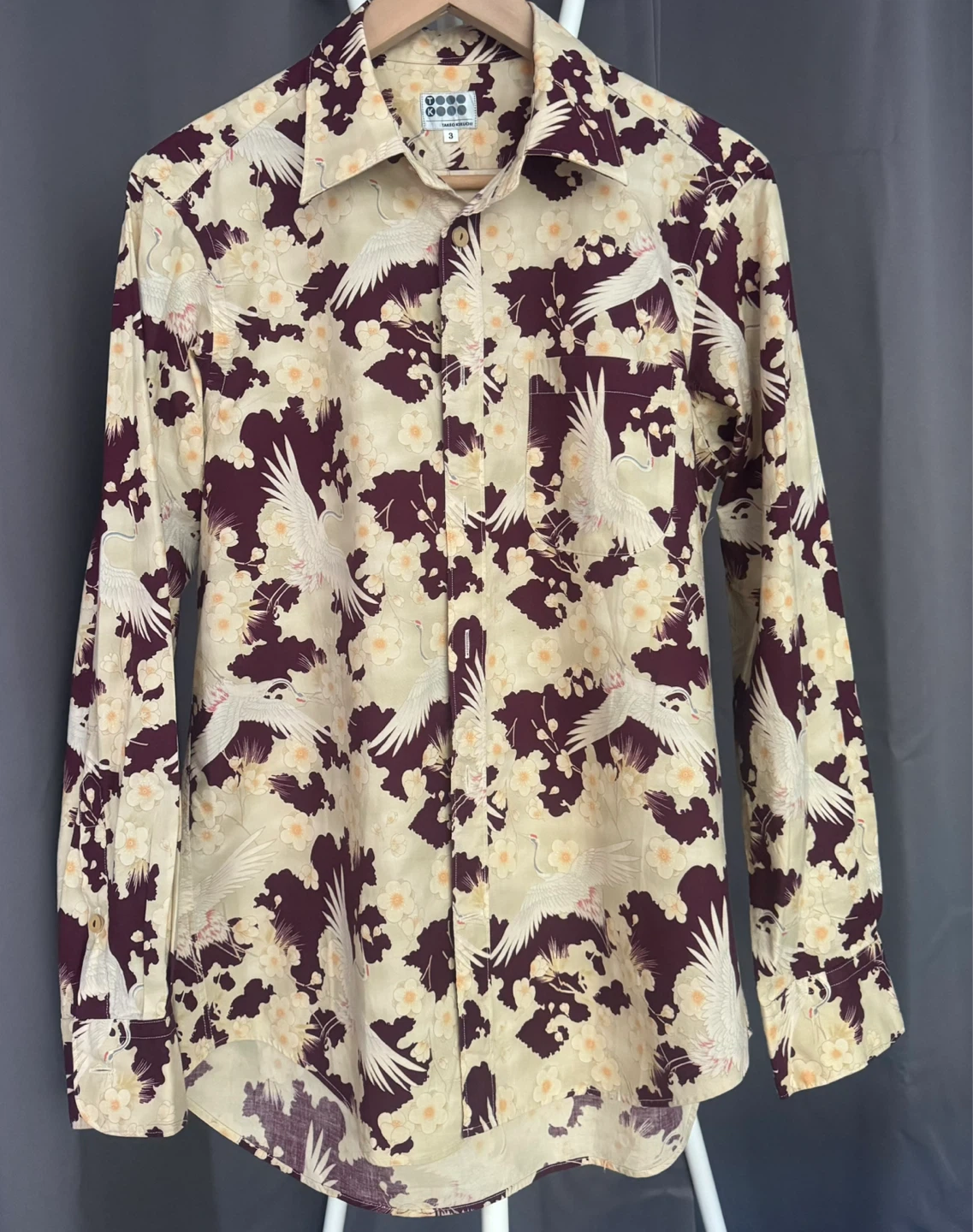TAKEO KIKUCHI Men's Button-Up Shirt
