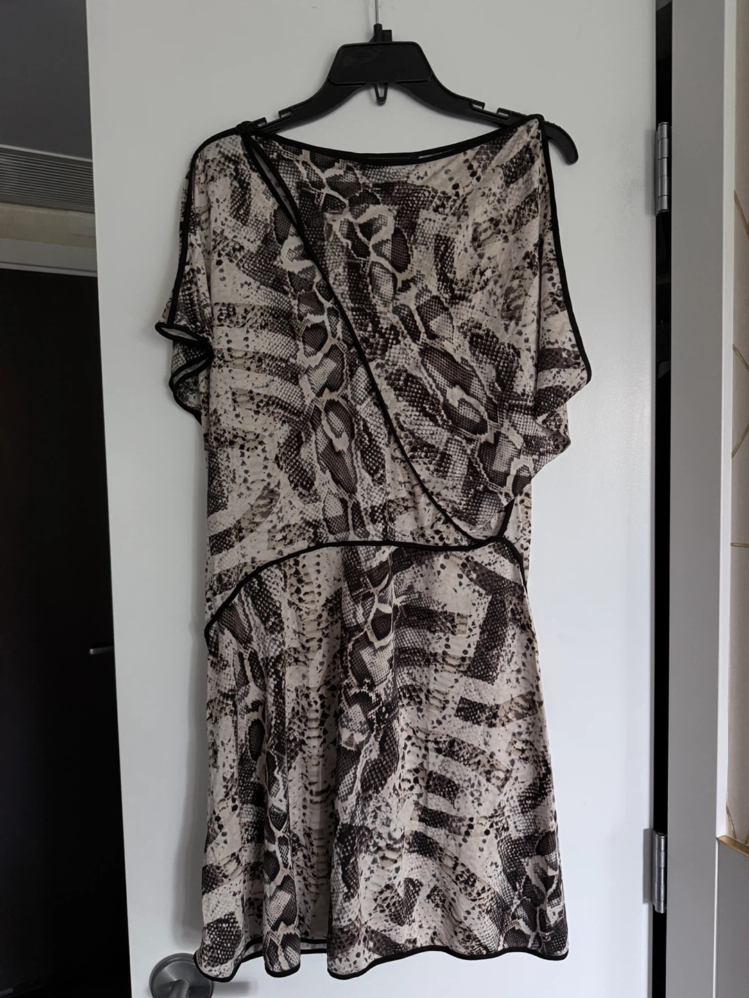 BCBGMAXAZRIA Snake Print Dress
