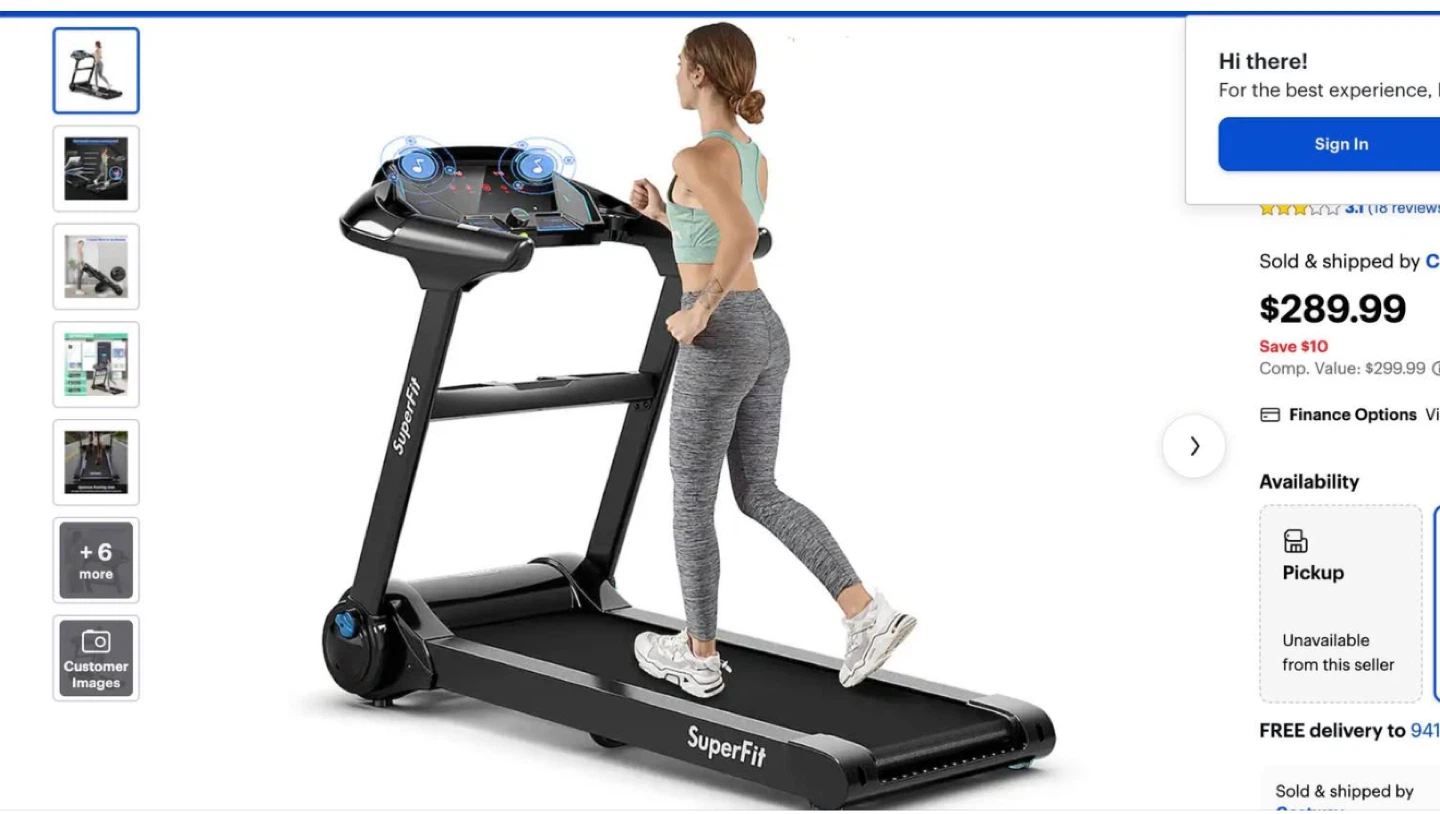 SuperFit Treadmill