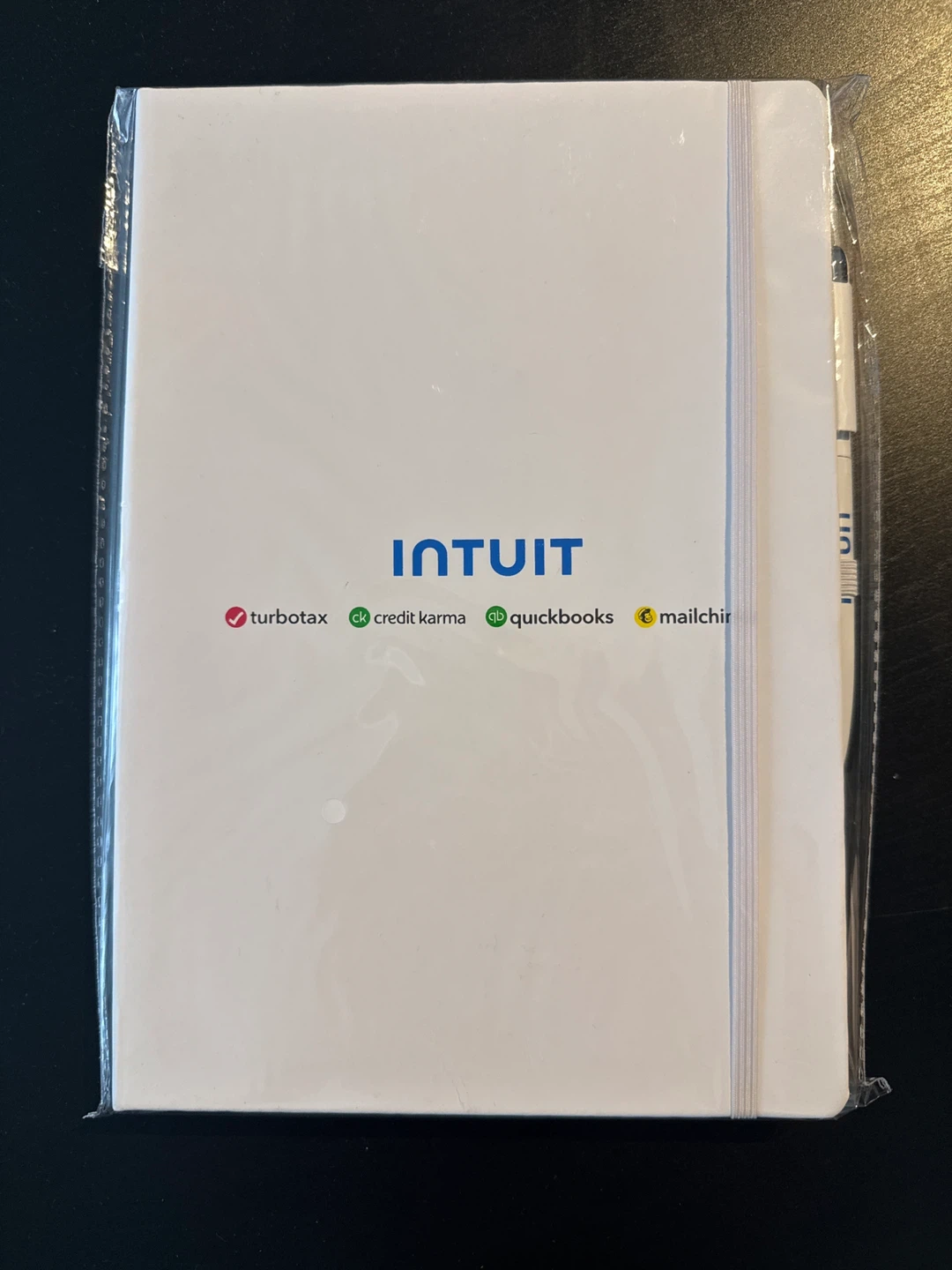 🆕 Large White Intuit Notebook and Pen Set