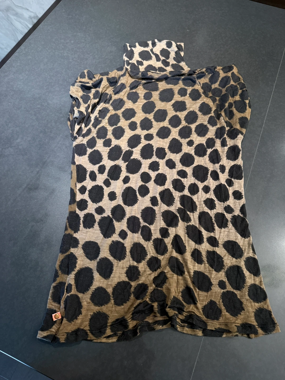 BOSS Hug Boss Women's Leopard Print Turtleneck Top - photo 3