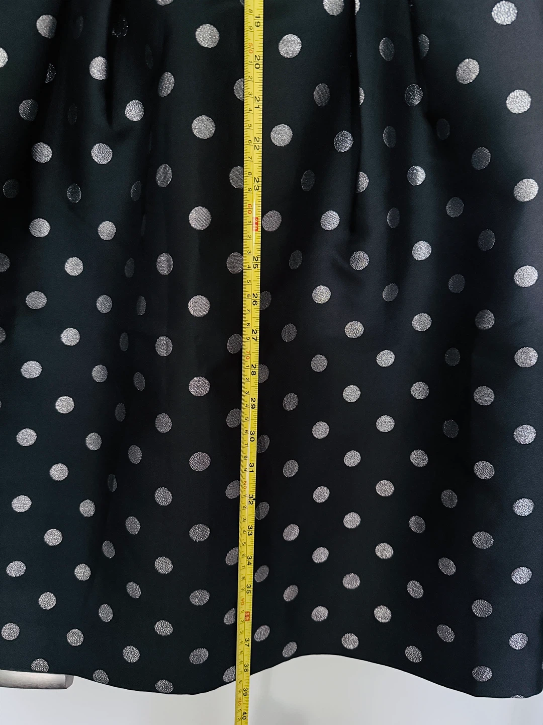 J. Crew Black Polka Dot Sleeveless Dress Size 14 - photo 4