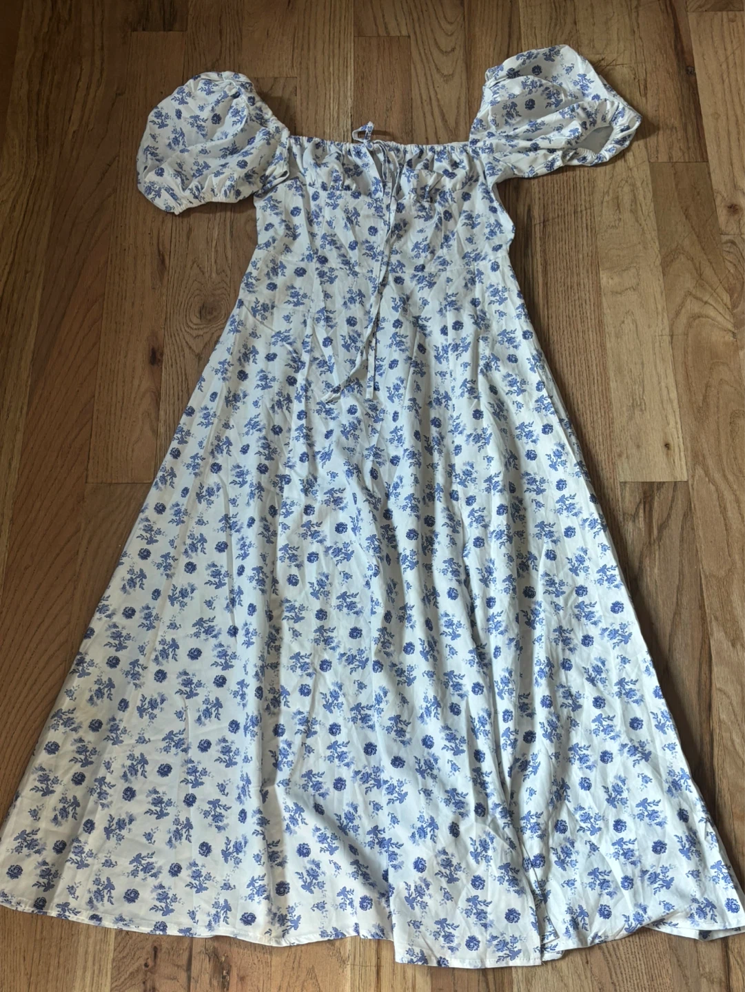 White Floral Maxi Dress