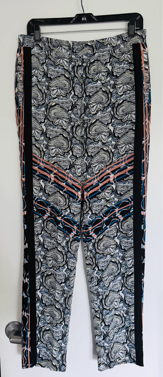 BCBGMAXAZRIA Paisley Print Pants