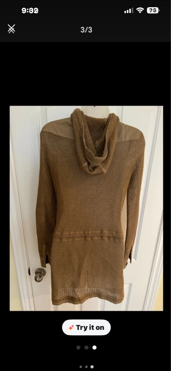 Ralph Lauren Brown Hooded Cardigan - photo 2