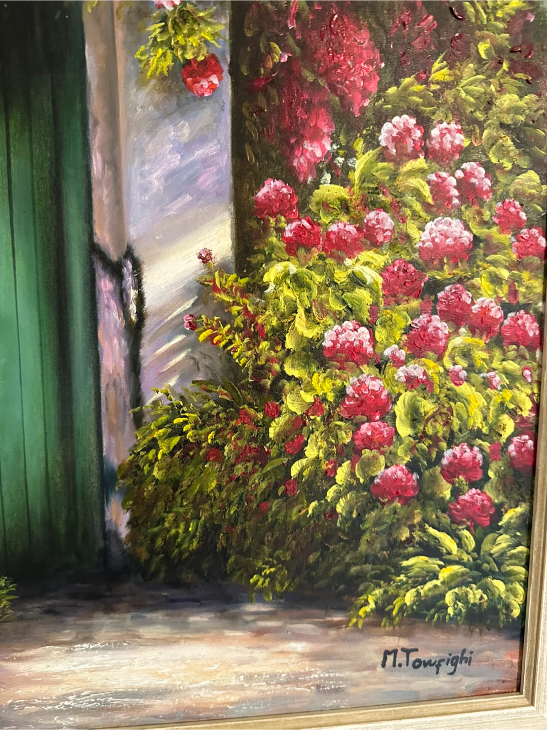 Oil Painting "Italian Garden Door" by M. Touphighi - photo 4