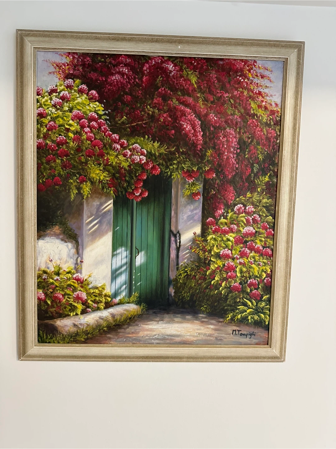 Oil Painting "Italian Garden Door" by M. Touphighi - photo 5