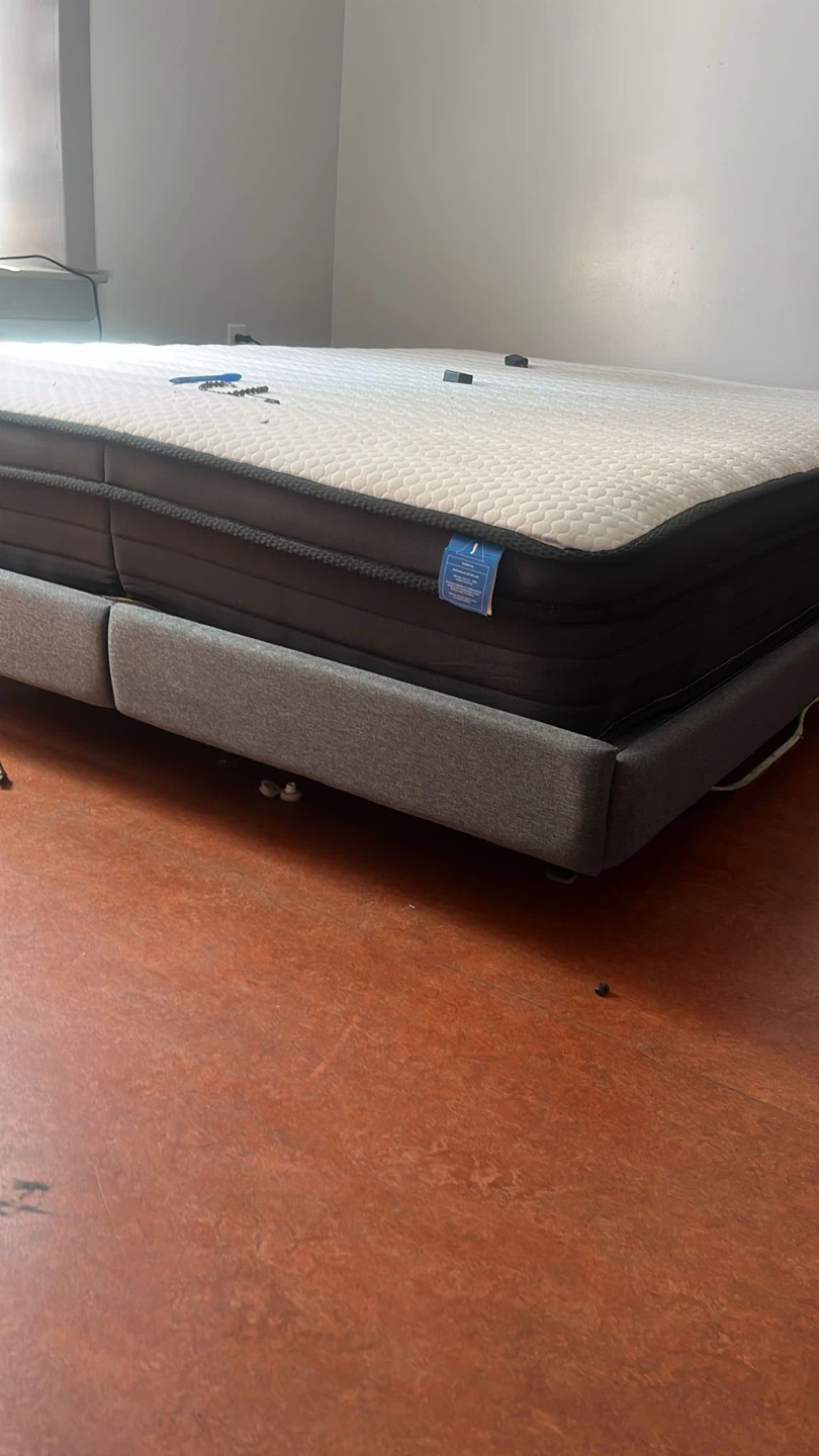 Queen Size Mattress with frame (Moving from Edmonton) - photo 3