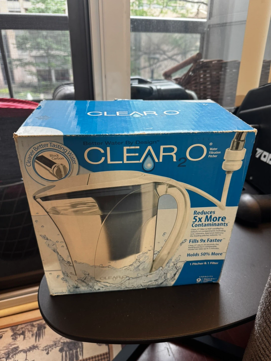 CLEAR O  H  O Water Filtration Pitcher
