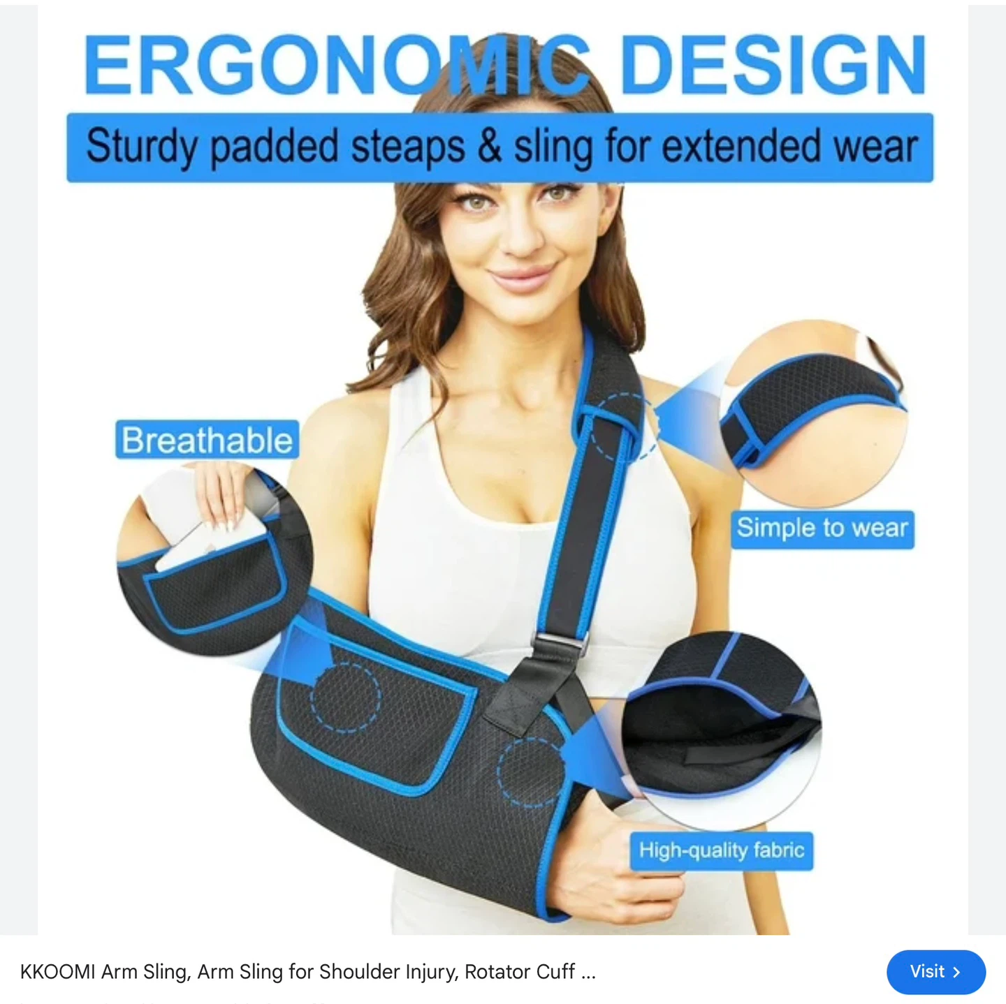 Adult  Arm Sling for Shoulder/wrist Injury