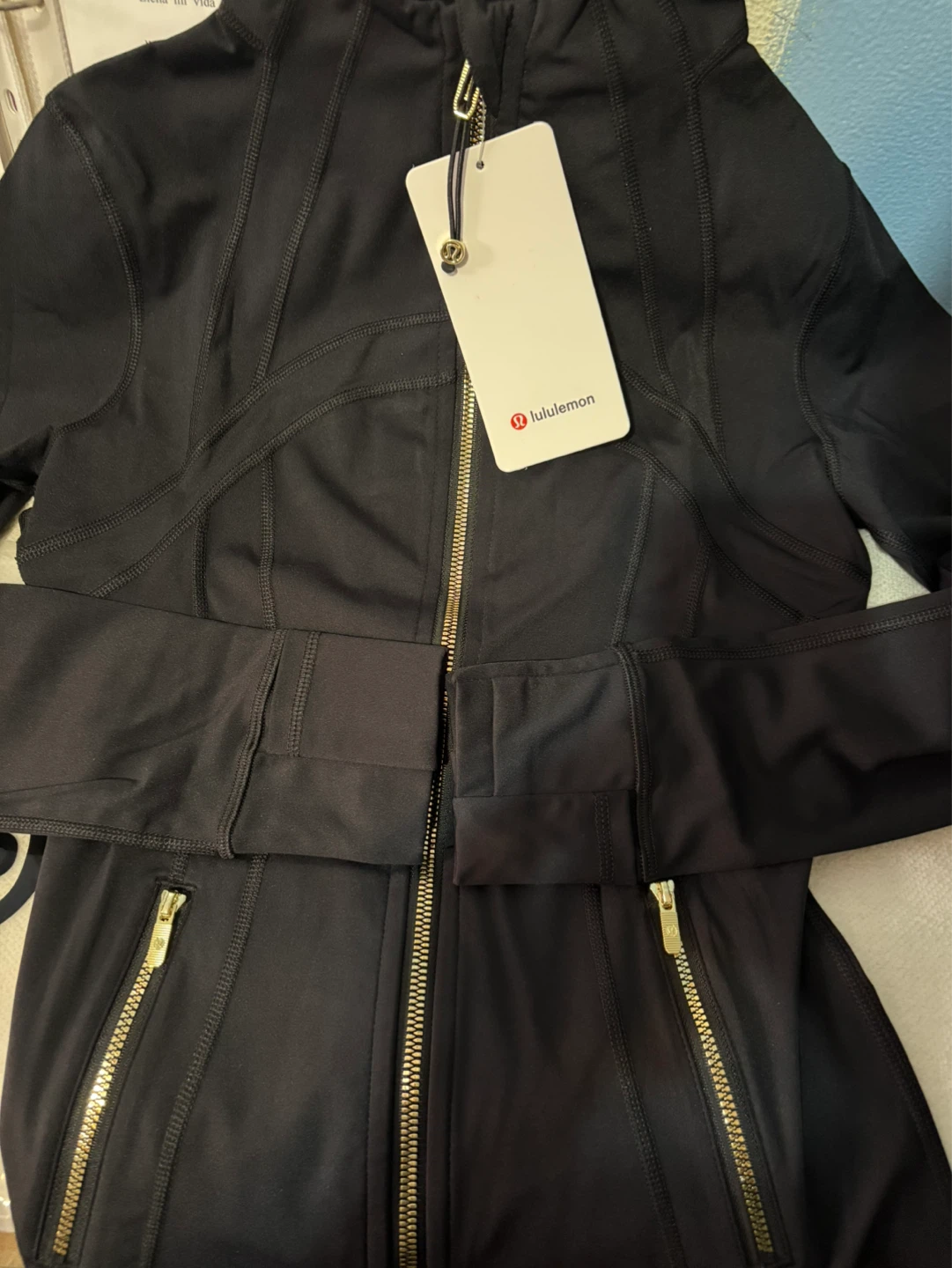 Lululemon Black Jacket and Leggings Set - photo 2