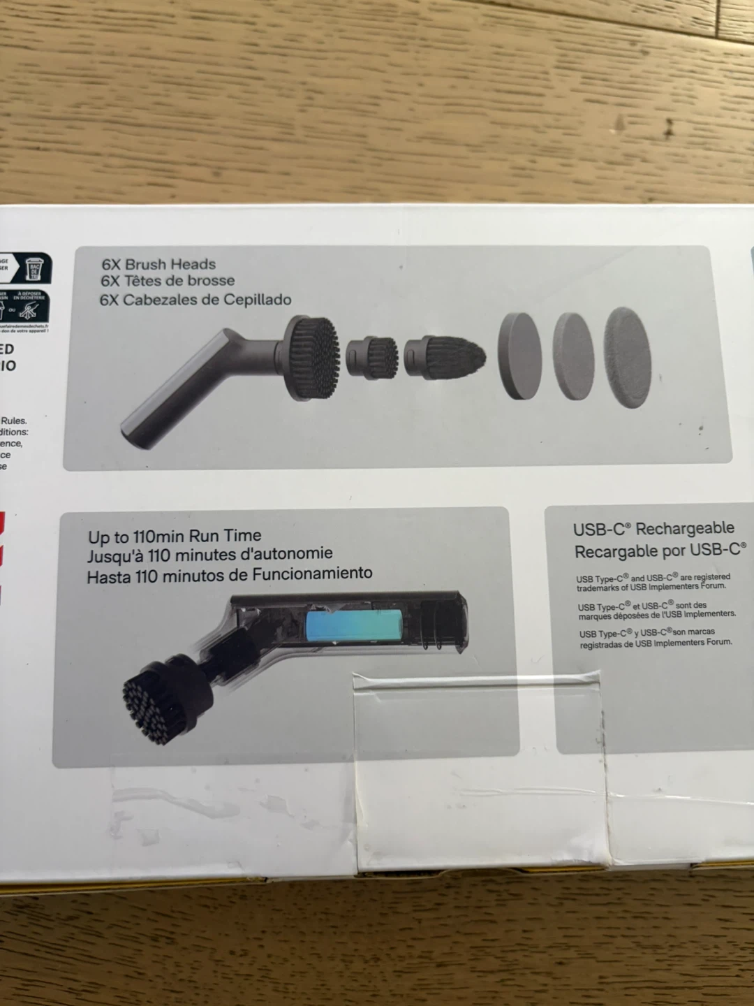 HOTO Cordless Spin Scrubber - photo 2