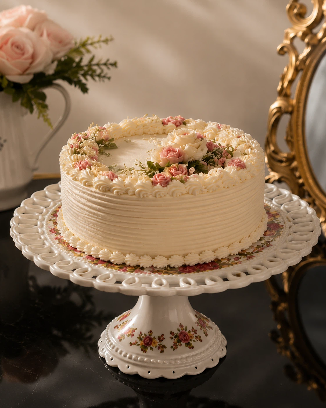 Royal Albert Old Country Roses Cake Stand - photo 2