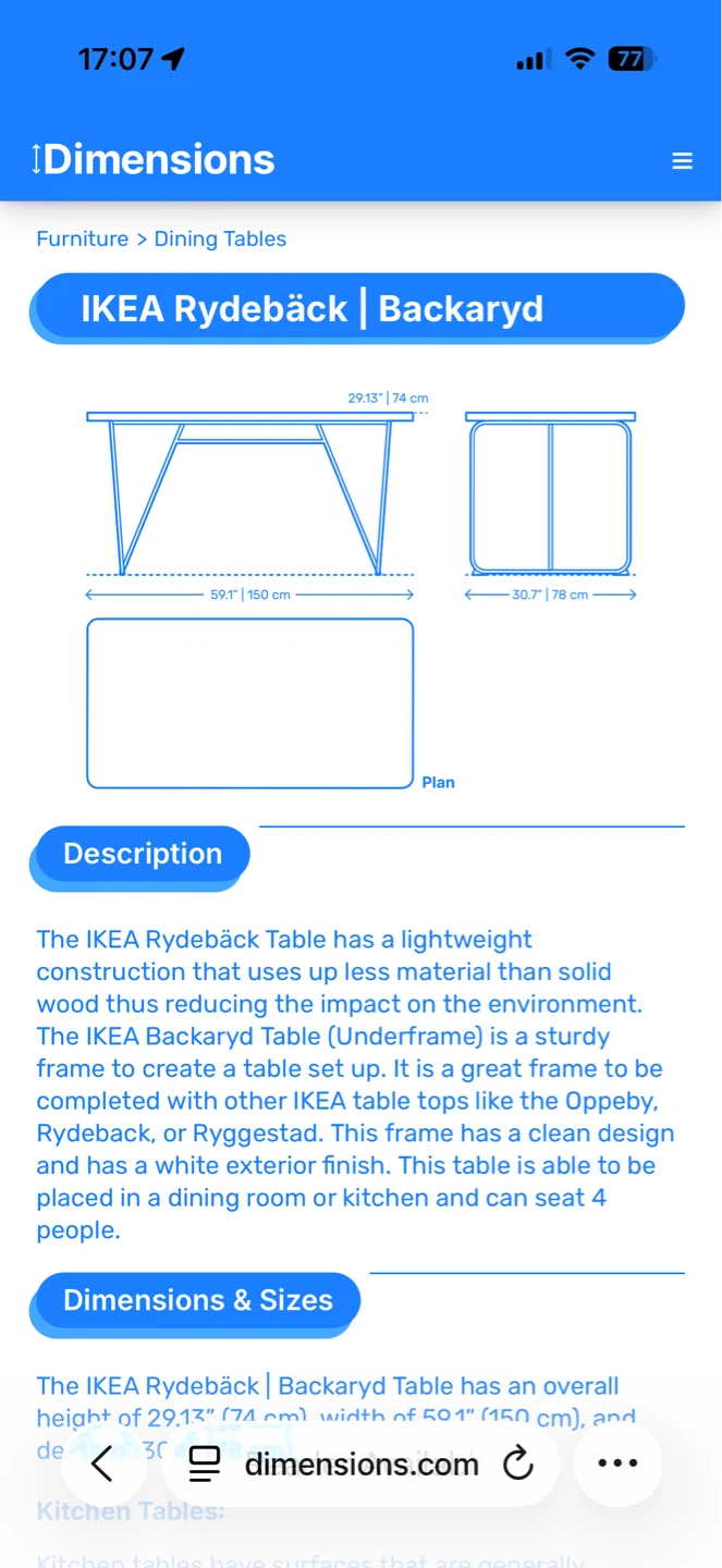 iKEA Rydeback table - photo 3